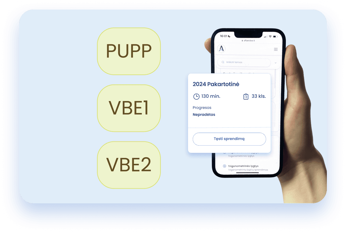 Egzaminų pasiruošimas